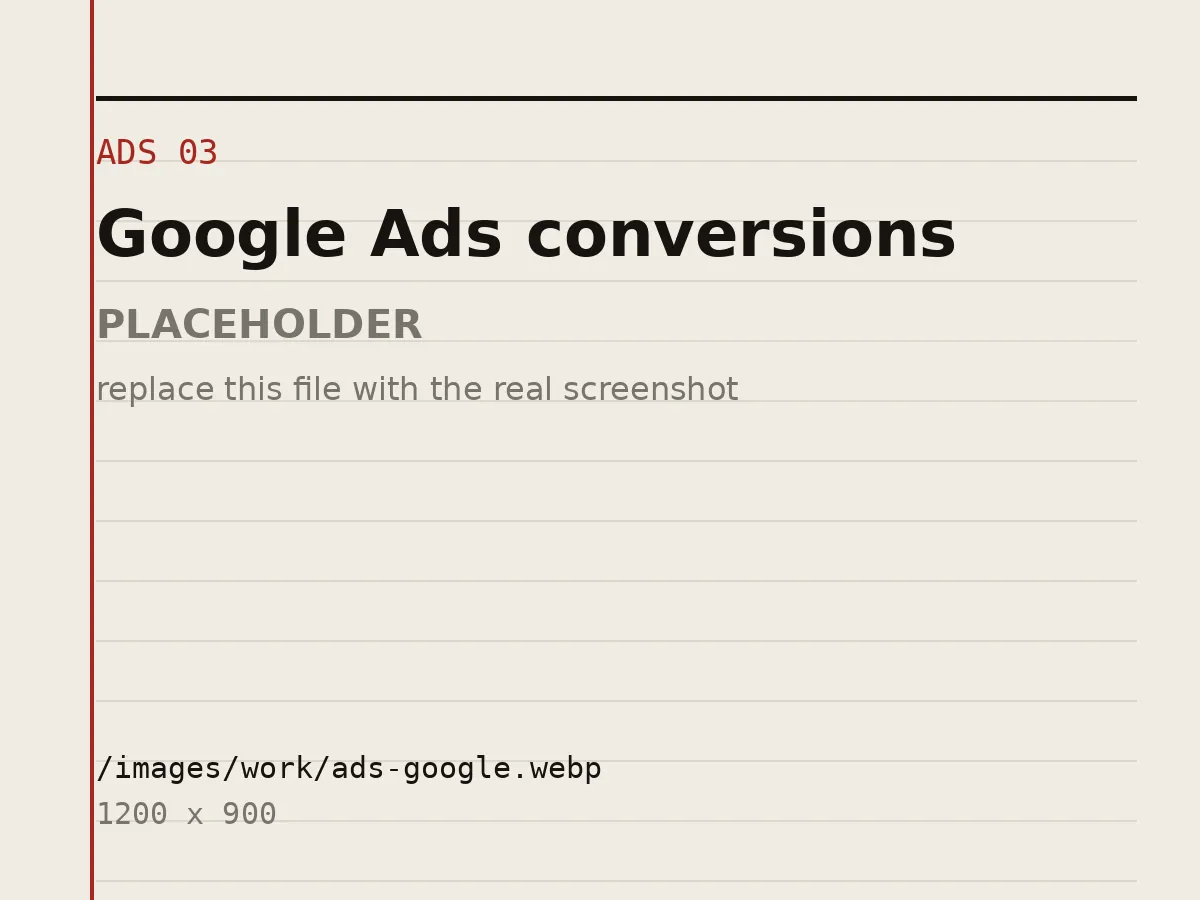 Google Ads এ কনভার্শনের হিসাব